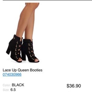 QUPID STRAPPY HEELS/BOOTIES
